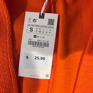 Bright orange vacation dress